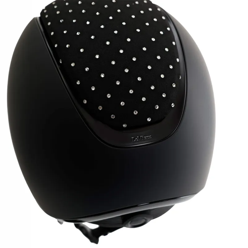 LeMieux Verv Helmet Panel - Swarovski/Black-2