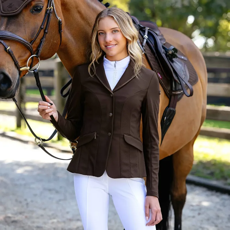LeMieux Brilliance Diana Women's Show Jacket - Espresso-6