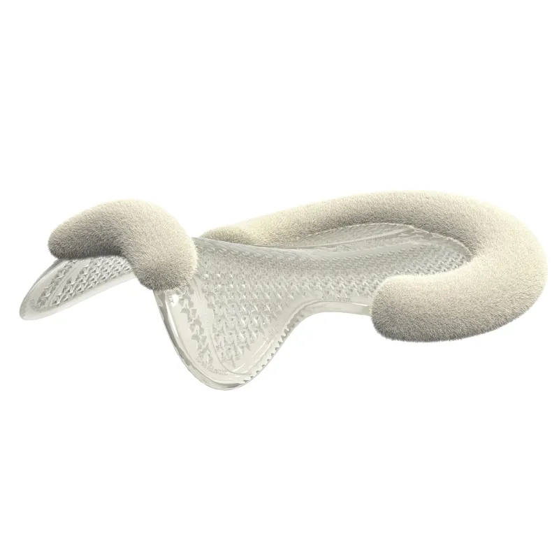 LeMieux Gel-Tek Shaped Vegan-Wool Half Pad - Natural