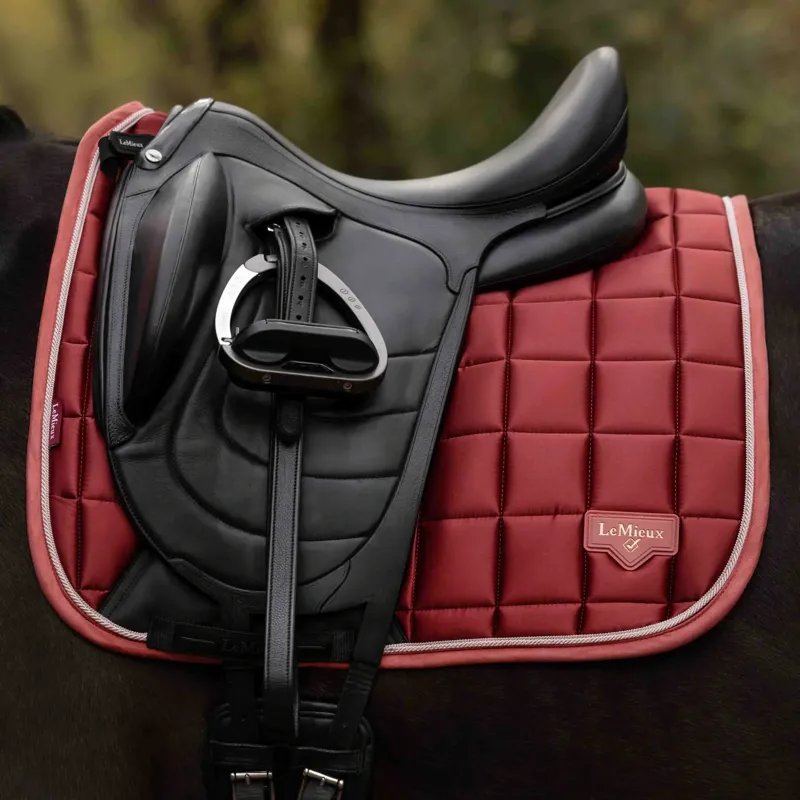 LeMieux Loire Classic Dressage Square Saddle Pad - Russet-1