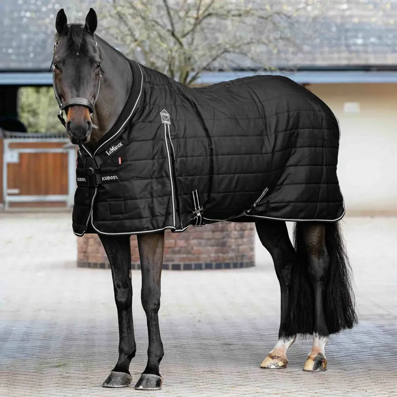 LeMieux Kudos ClimaCore Detachable Neck 100g Stable Blanket - Black-1
