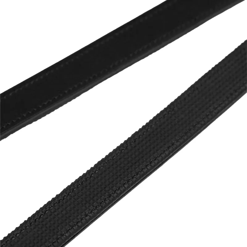 LeMieux Hobby Horse Rubber Grip Reins - Black-1