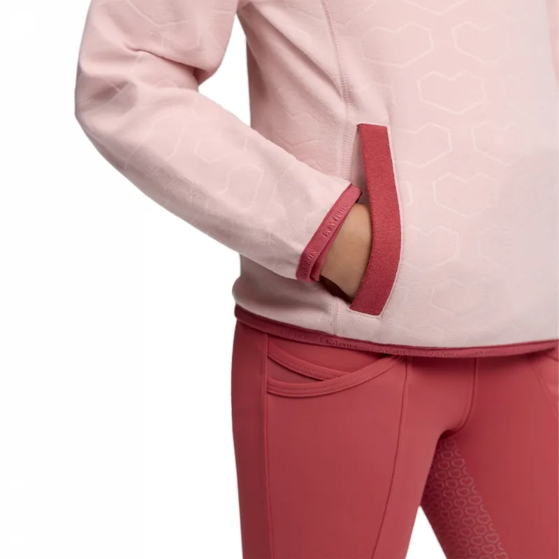 LeMieux Mini Maggie Junior Fleece Pullover - Petal/Heart-6