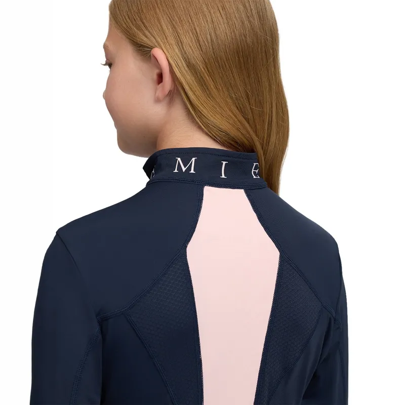 LeMieux Youth Mia Mesh Long Sleeve Base Layer - Navy-5