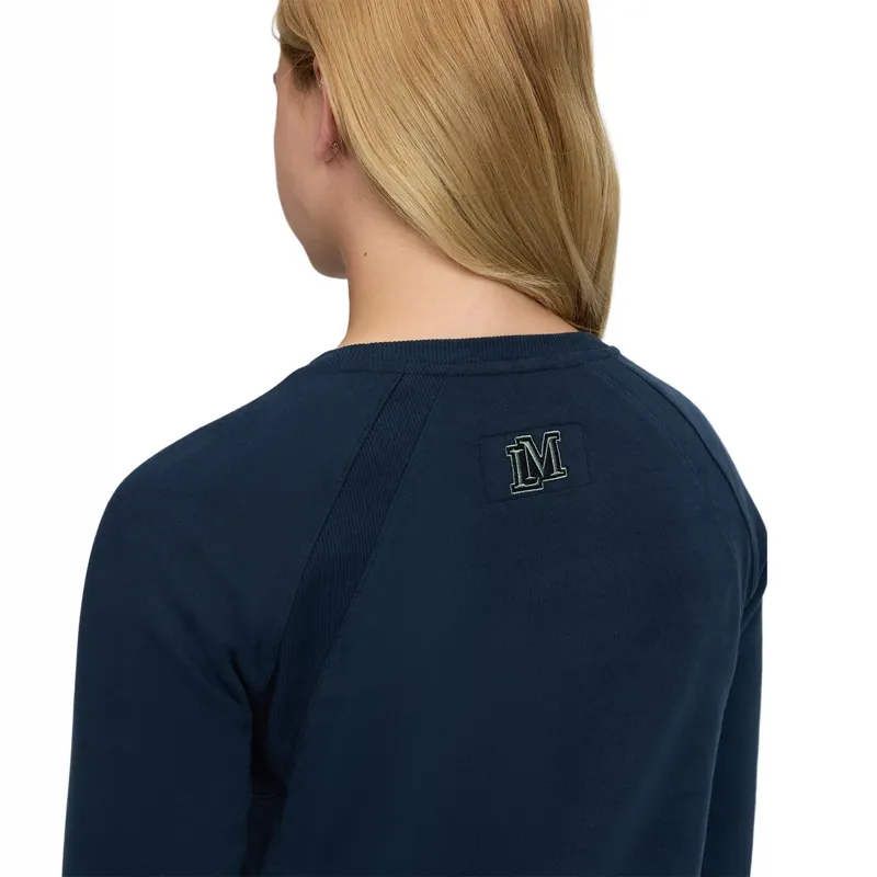 LeMieux Young Rider Shay Varsity Crew Sweatshirt - Navy-4