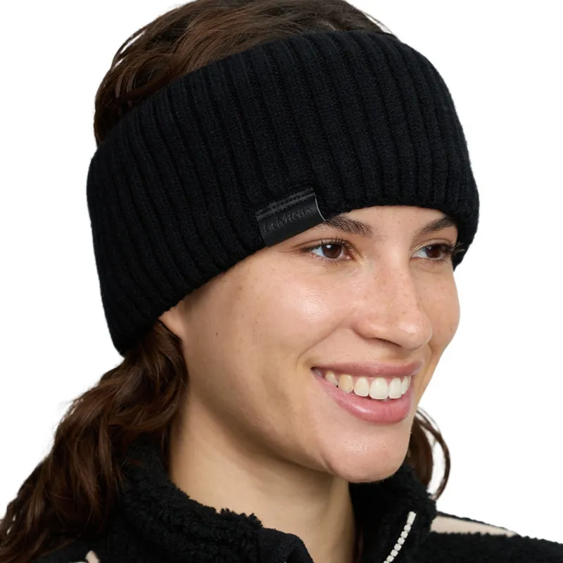 LeMieux Clara Women's Rib Headband - Black-2
