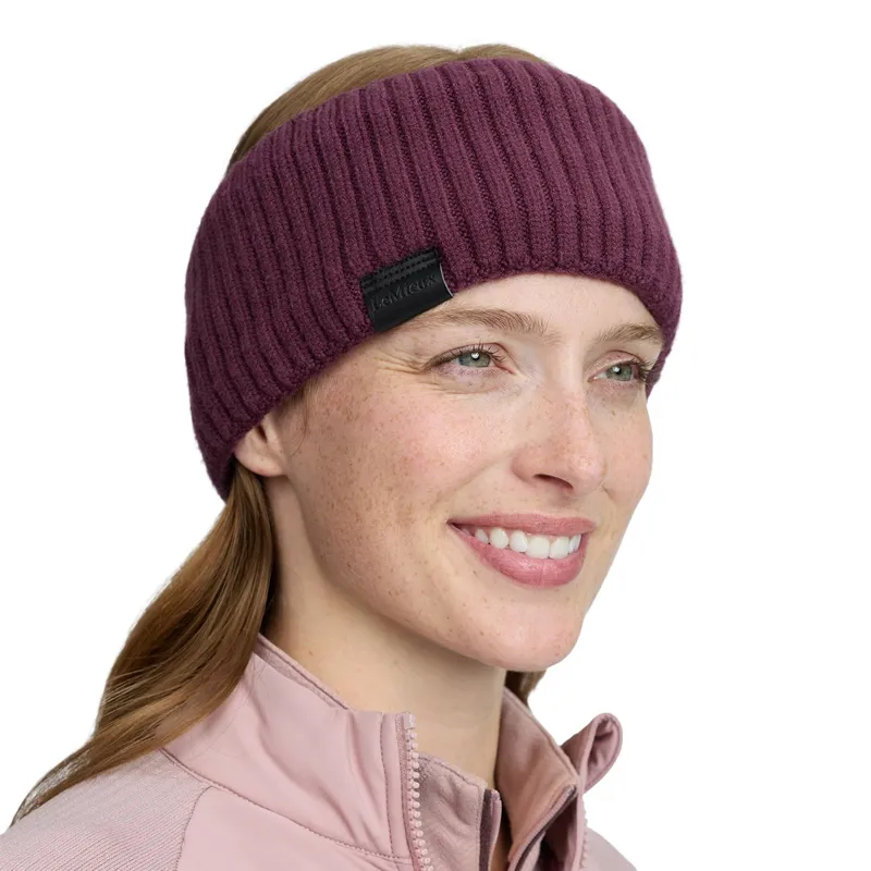 LeMieux Clara Women's Rib Headband - Bramble-4