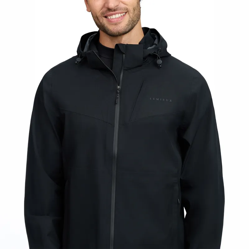 LeMieux Men's Lightweight Waterproof Jacket - Black-6