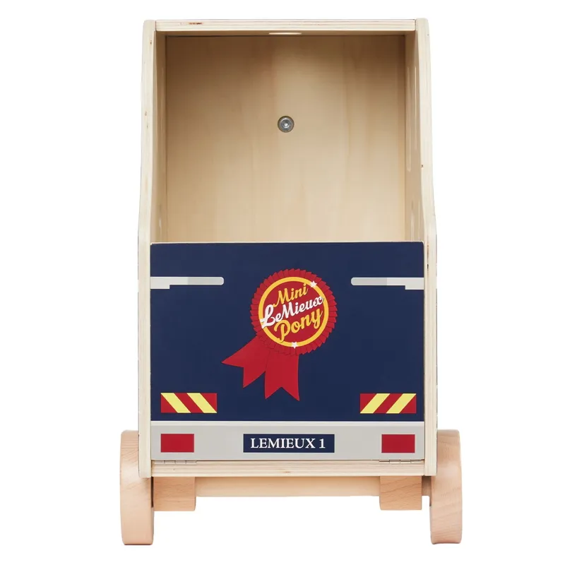 LeMieux Mini Toy Pony Wooden Horse Truck - Navy-5