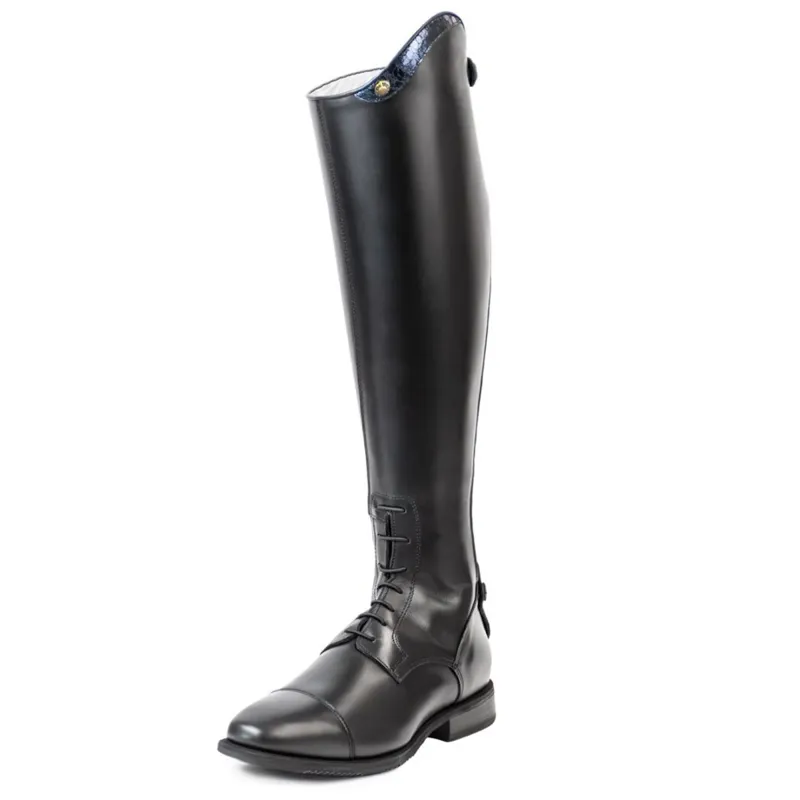 DeNiro Italo Ice Laced Tall Riding Boots - Black/Notte