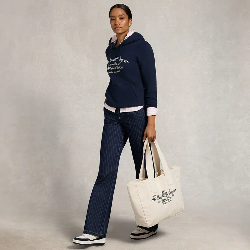 Holland Cooper Ivy League Women's Hoodie - Ink Navy-4