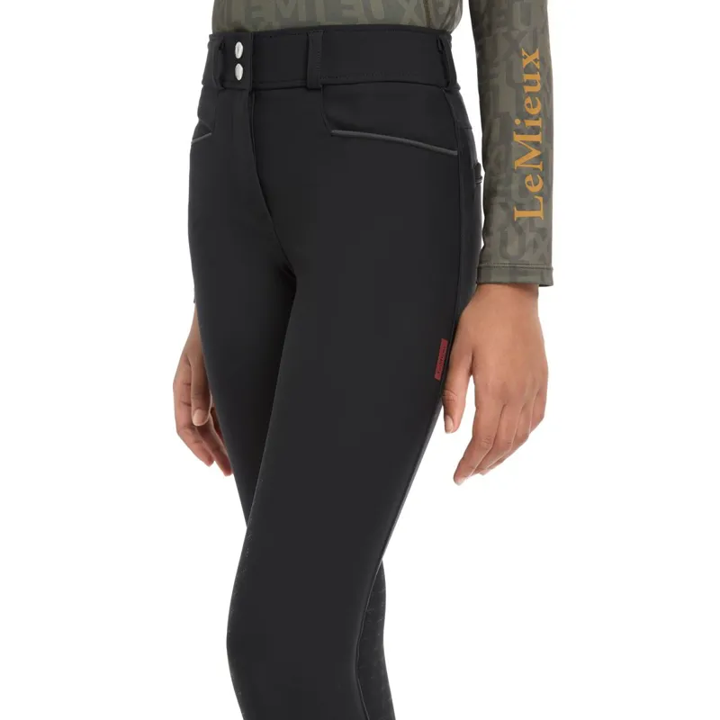 LeMieux Young Rider Izzy Full Grip Junior Breeches - Black-5
