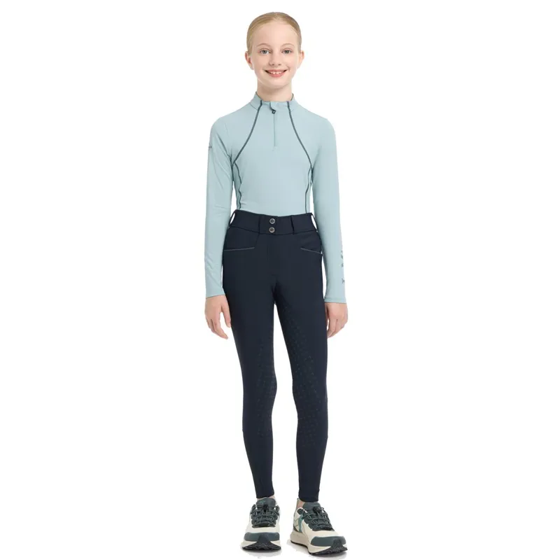 LeMieux Young Rider Izzy Full Grip Junior Breeches - Navy-2