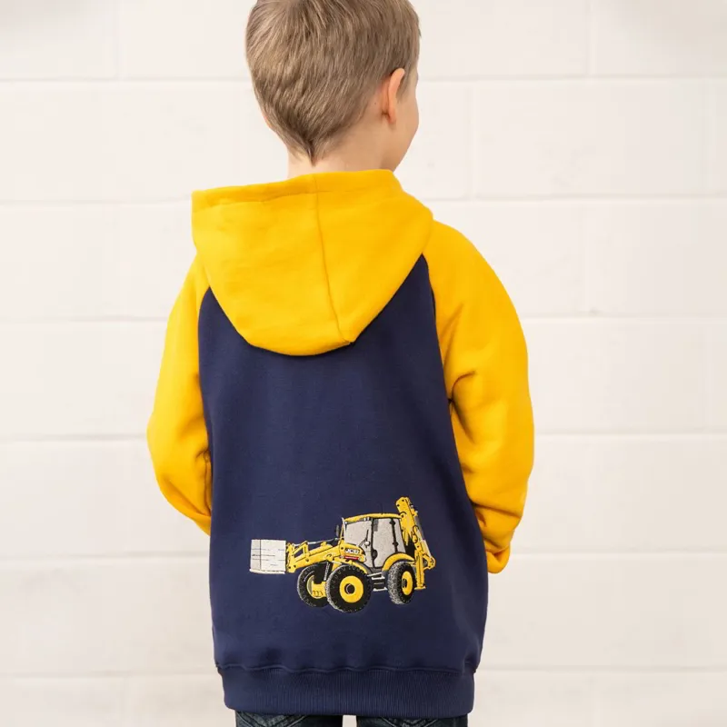 Lighthouse Jackson Junior Boys Full Zip Hoodie - JCB Print-6