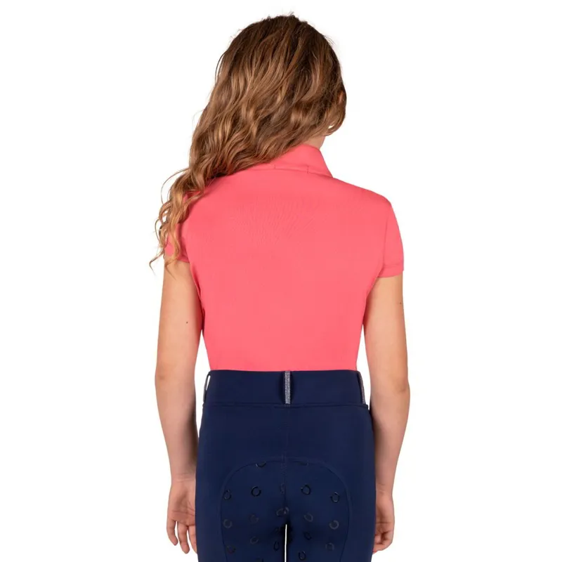 QHP Jaily Junior Girls Shirt-Pink-1