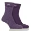 Jeep Super Soft Brushed Women's Boot Socks - Lilac/Purple