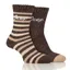Jeep Women's Performance Socks 2 Pack-Chocolate/Beige