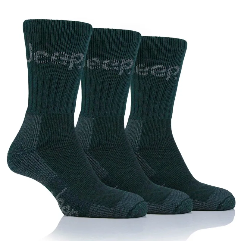 Jeep Luxury All Terrain Men's Socks 3 Pack - Forest
