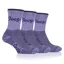 Jeep Luxury All Terrain Women's Socks 3 Pack - Lilac