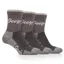 Jeep Luxury All Terrain Women's Socks 3 Pack - Slate