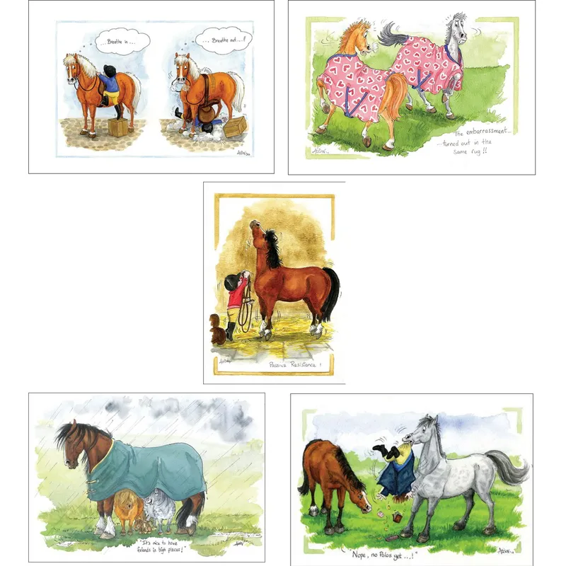 Alison Lingley Alisons Animals Horse Greeting Card - Various