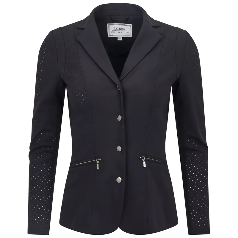 LeMieux Jessica Mesh Women's Show Jacket - Black-4