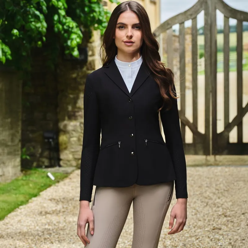 LeMieux Jessica Mesh Women's Show Jacket - Black-6
