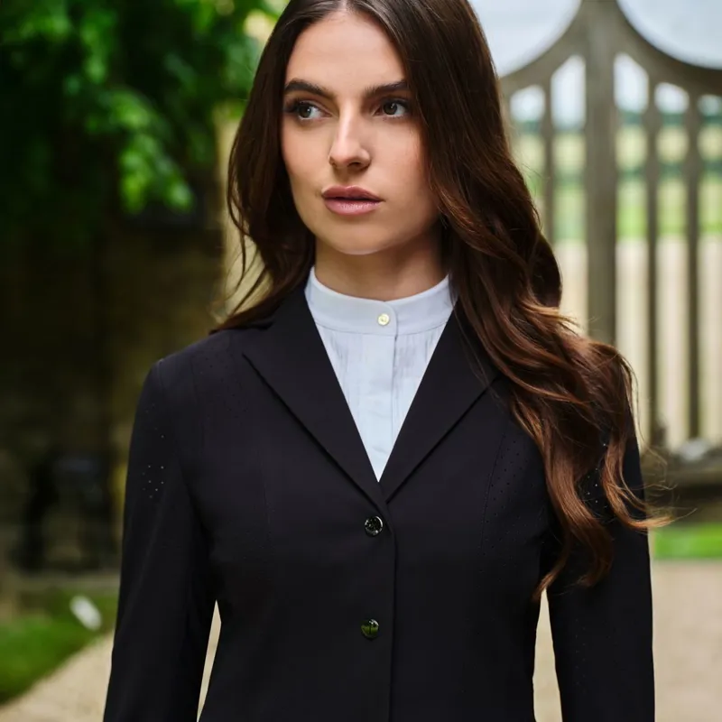 LeMieux Jessica Mesh Women's Show Jacket - Black-7