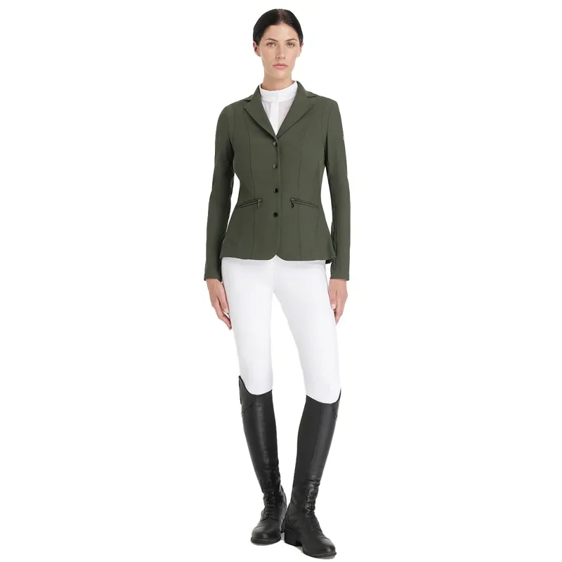 LeMieux Jessica Mesh Women's Show Jacket - Pine Green-12