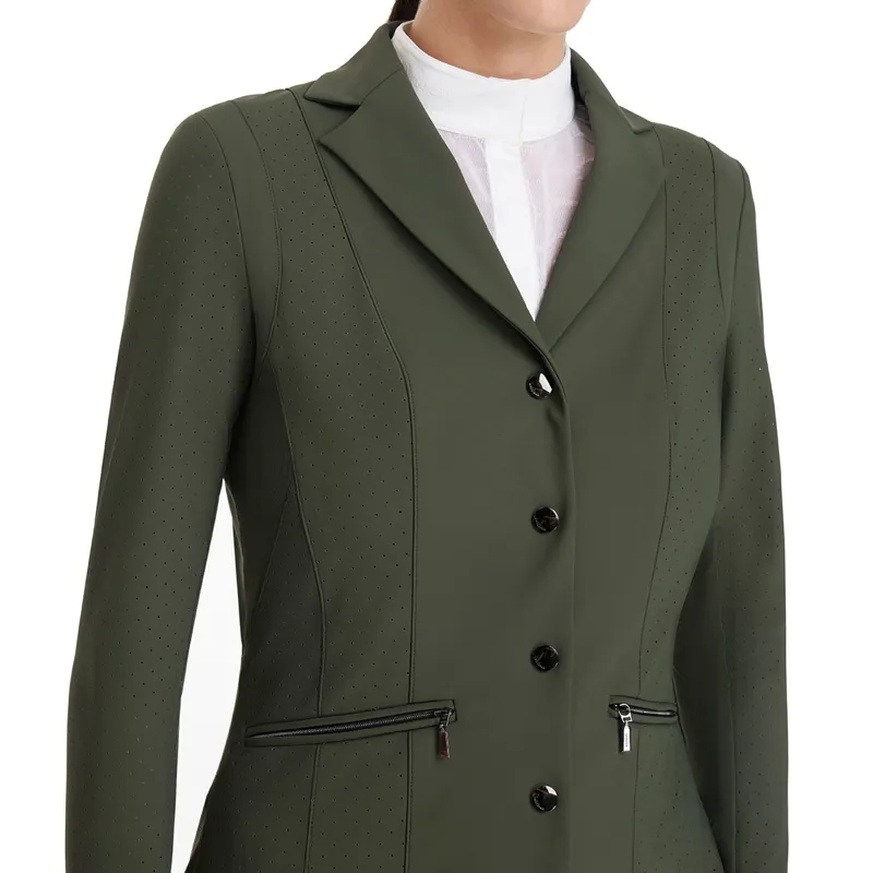 LeMieux Jessica Mesh Women's Show Jacket - Pine Green-3