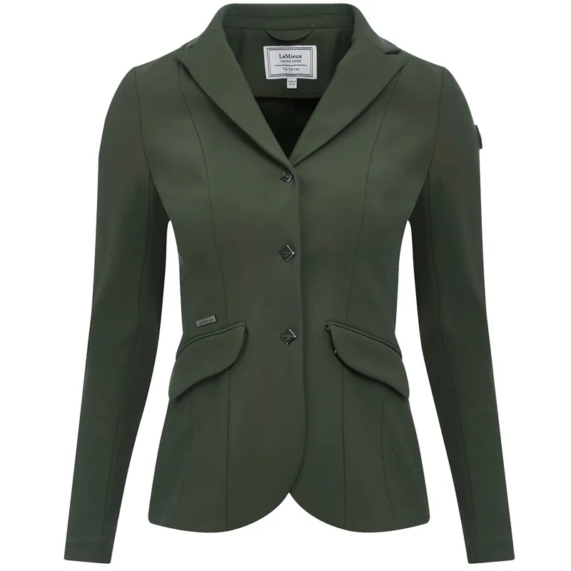 LeMieux Jessica Mesh Women's Show Jacket - Pine Green-10