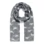 Jewelicity Printed Scarf - Gray/Horses