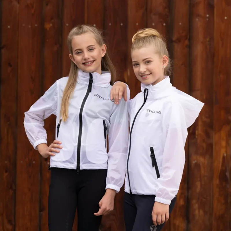 Covalliero ClearView Junior Waterproof Rain Jacket - Clear-3