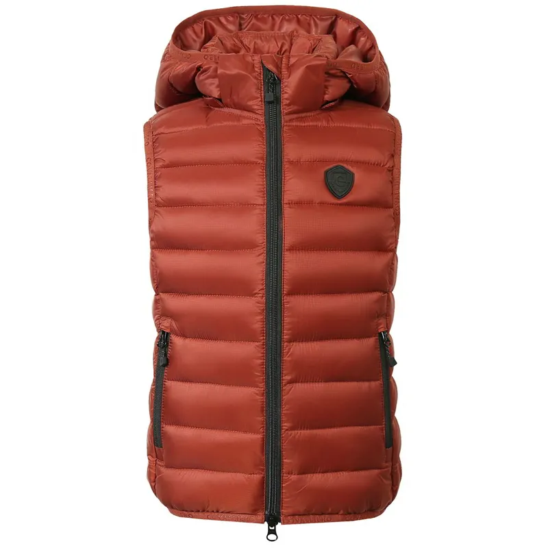 Covalliero Junior Quilted Vest - Rust