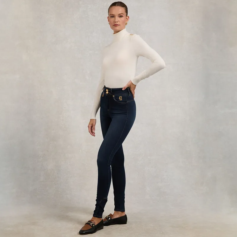 Holland Cooper Women's Jodhpur Jeans - Deep Indigo-2