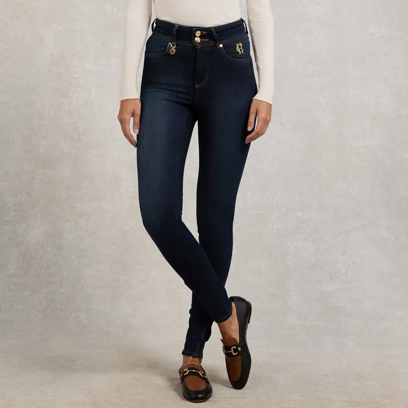Holland Cooper Women's Jodhpur Jeans - Deep Indigo-1