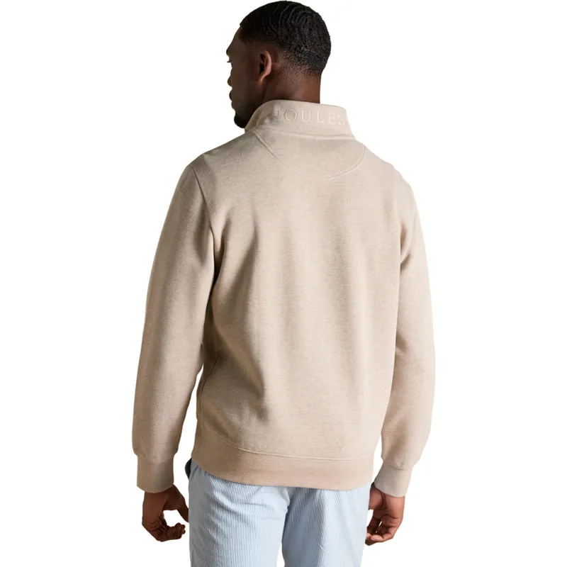 Joules Alistair 1/4 Zip Men's Sweatshirt - Oatmeal-1
