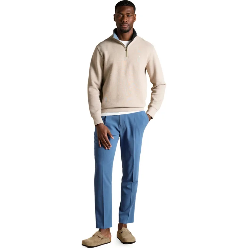 Joules Alistair 1/4 Zip Men's Sweatshirt - Oatmeal-4