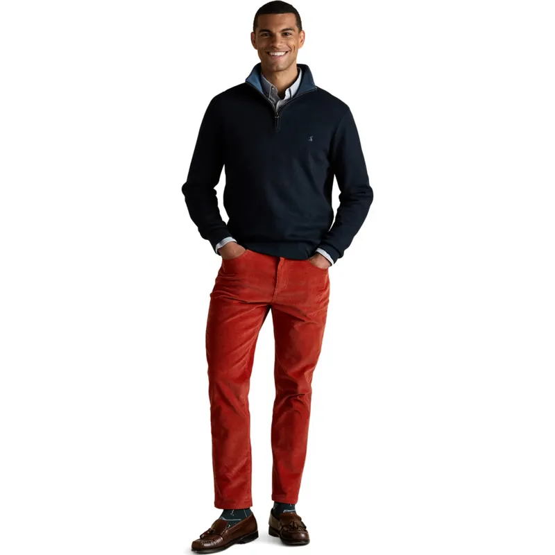 Joules Alistair Quarter Zip Men's Sweatshirt - Navy-2
