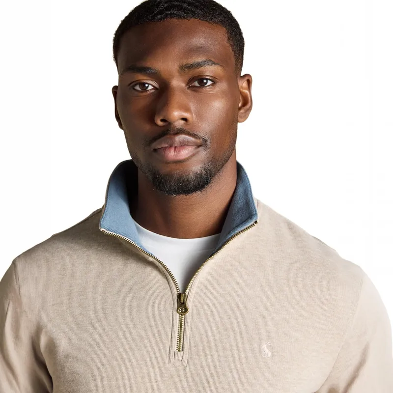 Joules Alistair 1/4 Zip Men's Sweatshirt - Oatmeal-6