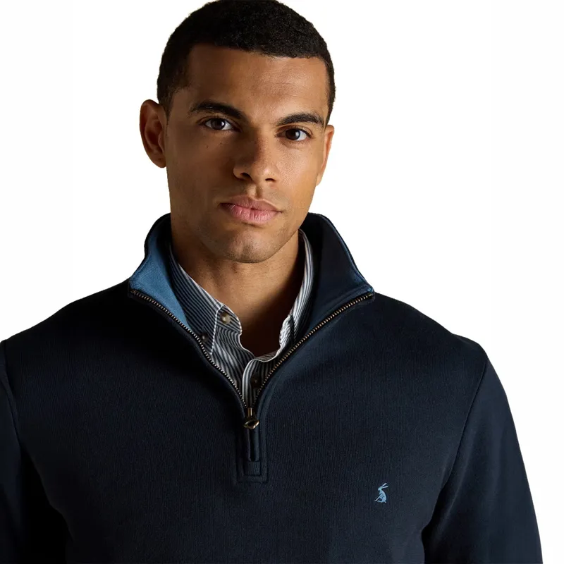 Joules Alistair Quarter Zip Men's Sweatshirt - Navy-3