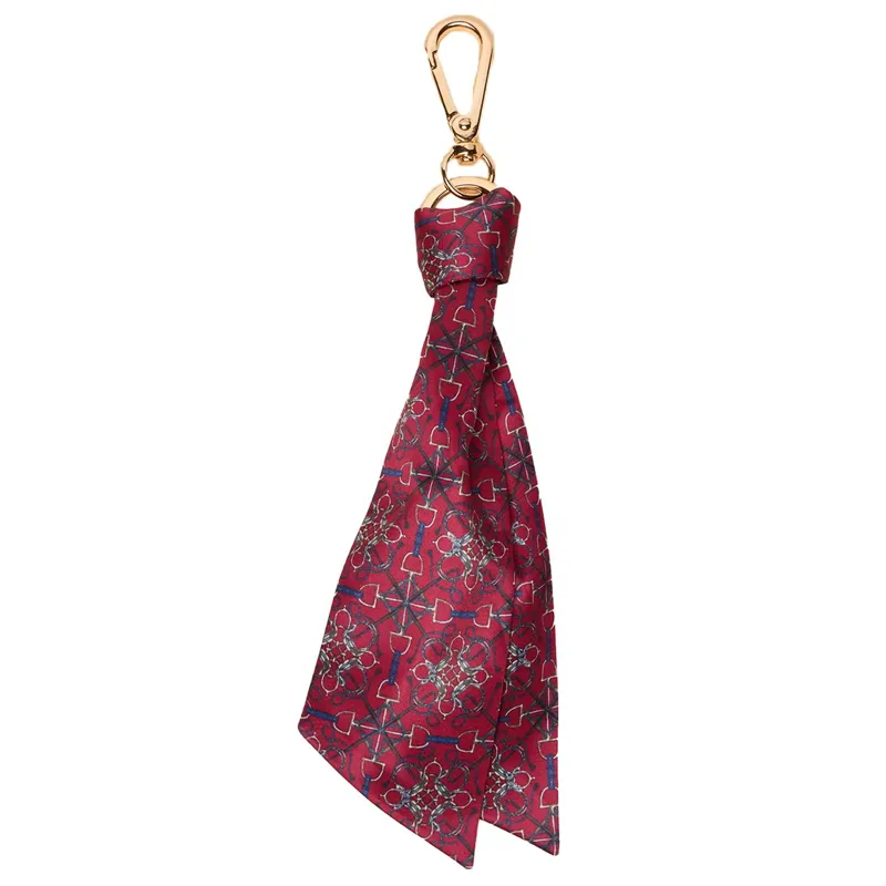 Joules Amber Keychain - Berry Red