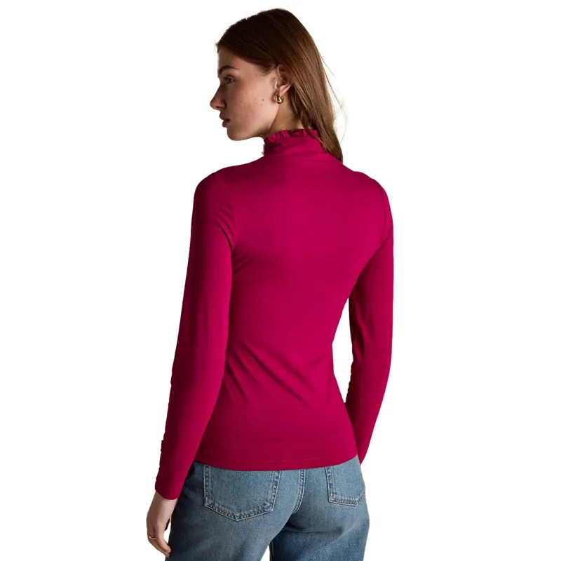 Joules Amy Women's Long Sleeve Jersey Top - Red-1
