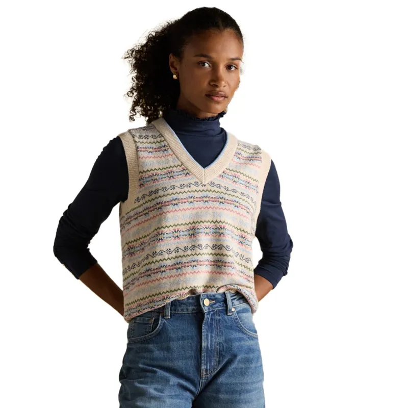 Joules Amy Women's Long Sleeve Jersey Top - Navy-7