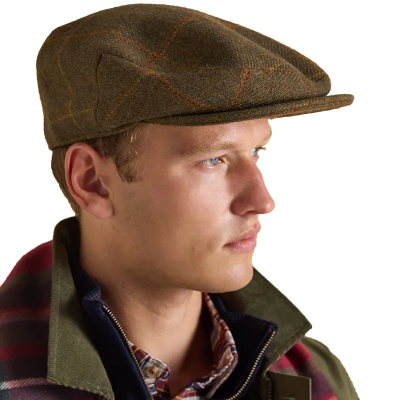 Joules Ashby Men's Flat Cap - Khaki Green