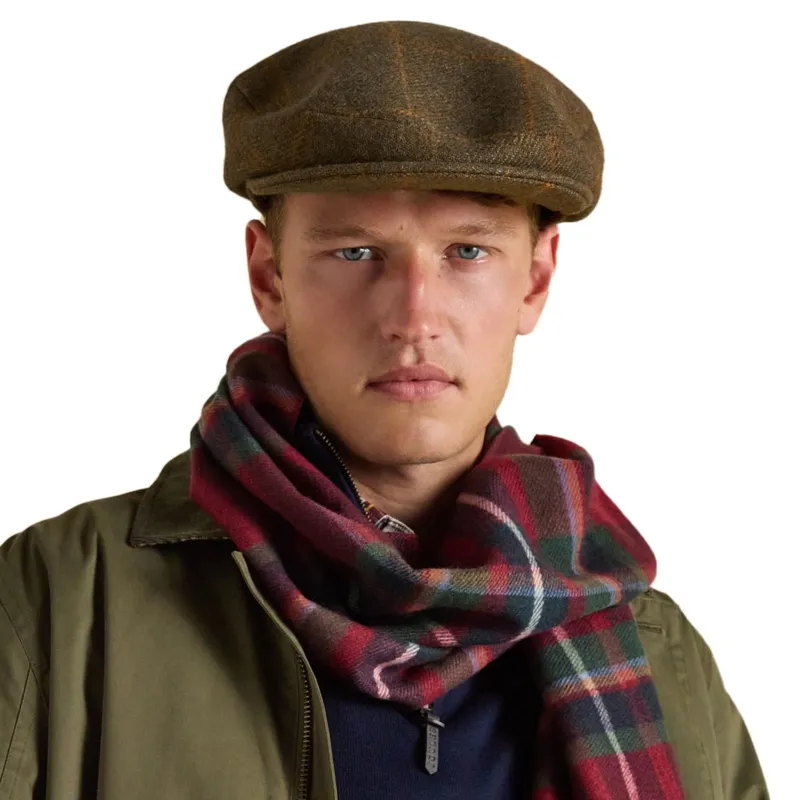 Joules Ashby Men's Flat Cap - Khaki Green-1