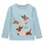 Joules Ava Girls Long Sleeve Top - Blue