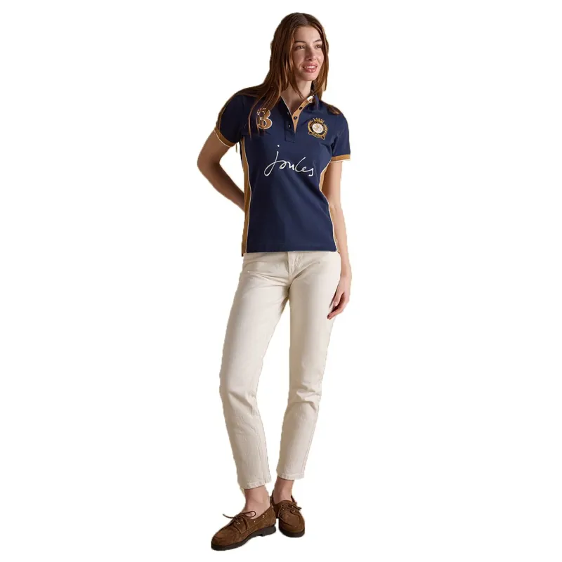 Joules Beaufort Women's Polo Shirt - Navy-5