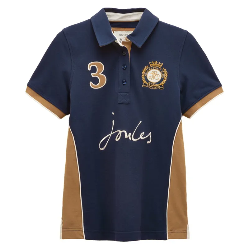 Joules Beaufort Women's Polo Shirt - Navy-2