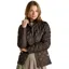 Joules Braemar Luxe Women's Diamond Quilted Coat - Chocolate Brown